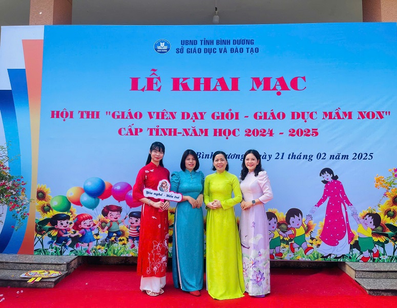 Lễ Khai Mạc Hội Thi Giáo Viên Dạy Giỏi - Giáo dục mầm non Cấp Tỉnh năm học 2024 - 2025